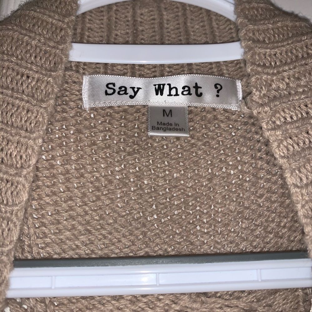Tan Cardigan - Picture 2 of 3